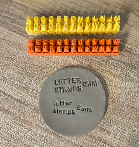 Alphabet Stamps Set - Upper & Lower Case (6mm)